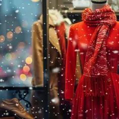 Sukienka czerwona długi rękaw: gorący trend na zimę? Oto stylizacje