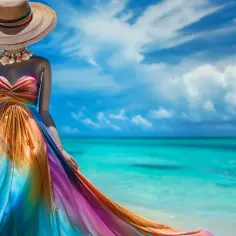 Sukienka długa na lato: jak być boginią plaży? Sekret stylizacji odkryty