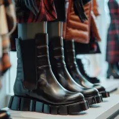 Czarne botki na grubej podeszwie: Oto 5 stylizacji na jesień i zimę