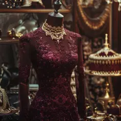 Bordowa sukienka koronkowa: jak nosić z klasą? 5 trików stylistek